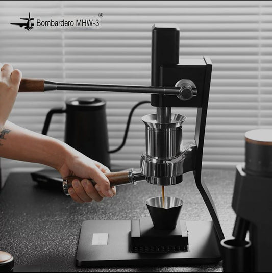 Máquina Espresso Manual Serie Sonic S7 – Negro mhw3bomber